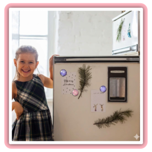 Single 1 Inch Round Clear Magnet